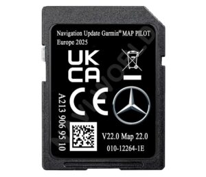 Europe Mercedes A2139069510 Sat Nav SD card GARMIN MAP PILOT V22 2025