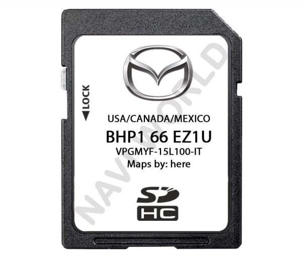 Mazda USA / Canada / Mexico BHP166EZ1U SD card 2024