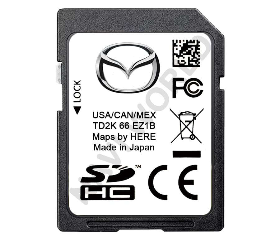 Mazda TD2K66EZ1B 2024 Navigation SD card North America