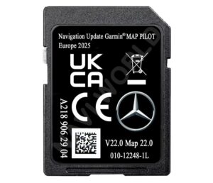 Europe Mercedes A2189062904 Sat Nav SD card GARMIN MAP PILOT V22 2025
