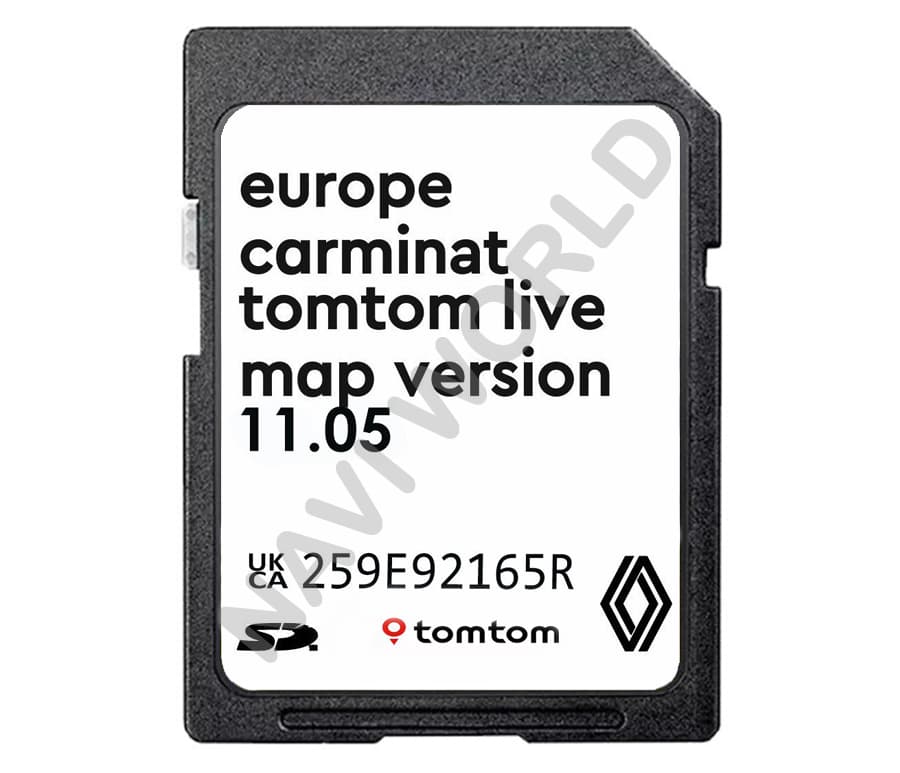 TomTom Carminat LIVE  Carte d'Europe sur carte SD