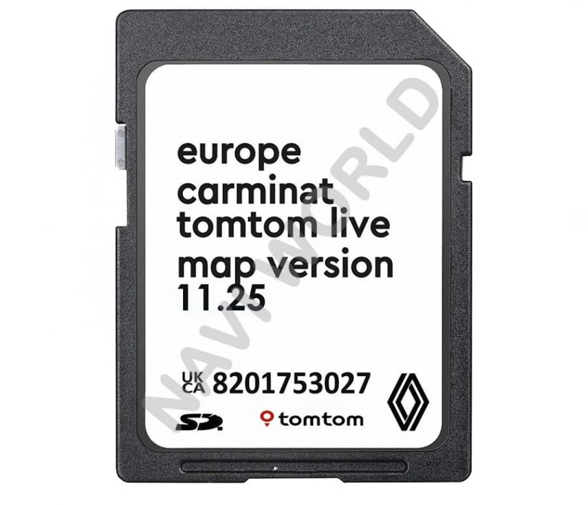 Renault Carminat TomTom Live 11.25 SDKarte Europa 2024