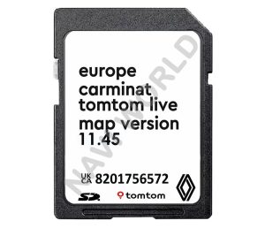 Renault 8201756572 Carminat TomTom Live 11.45 Sat Nav SD card Europe 2024