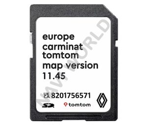Renault 8201756571 Carminat TomTom Non Live 11.45 Sat Nav SD Card Europe 2025