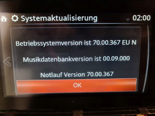 Актуализация на фърмуера на Mazda Connect за ЕС 70.00.367 Преглед на снимка за ЕС