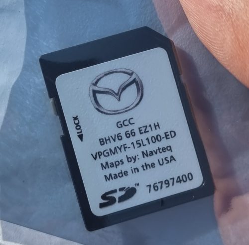 Mazda BHW666EZ1H SD card GCC / Gulf Area / Middle East 2023 photo review