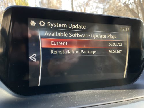 Mazda Connect Firmware Update 70.00.335 NA photo review