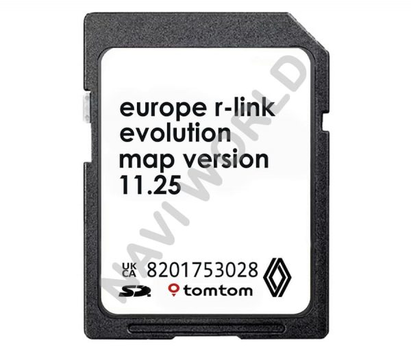 Photo - Renault R-Link TomTom 11.25 SD card Europe 2024