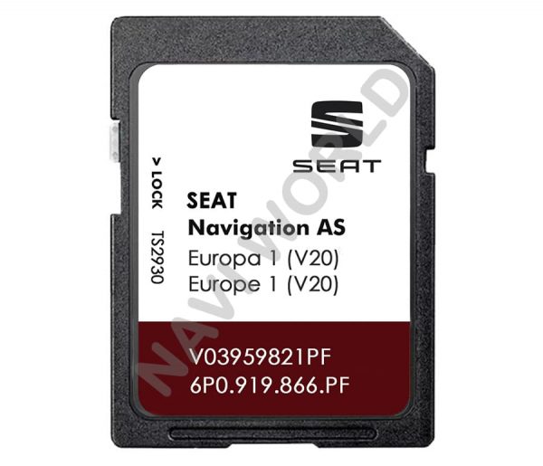 Seat 6PO919866PF SD card MIB2 Europe 2024