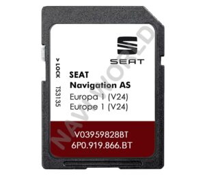 Seat 6P0919866BT / V03959828BT Sat Nav SD card V24 MIB2 Europe 2026