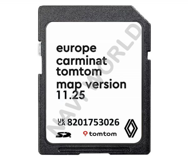 Photo - Renault Carminat TomTom Non Live 11.25 SD card Europe 2024