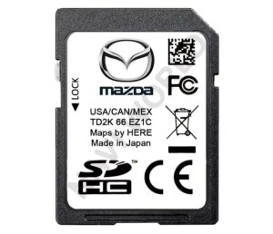 Mazda USA / Canada / Mexico KR9D66EZ1C GPS Navigation SD Card 2026