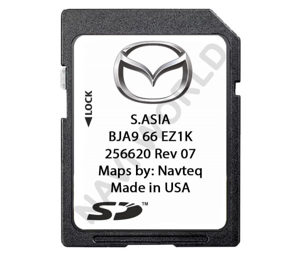 Снимка - Mazda BJA966EZ1K SD карта Южна Азия 2024 г