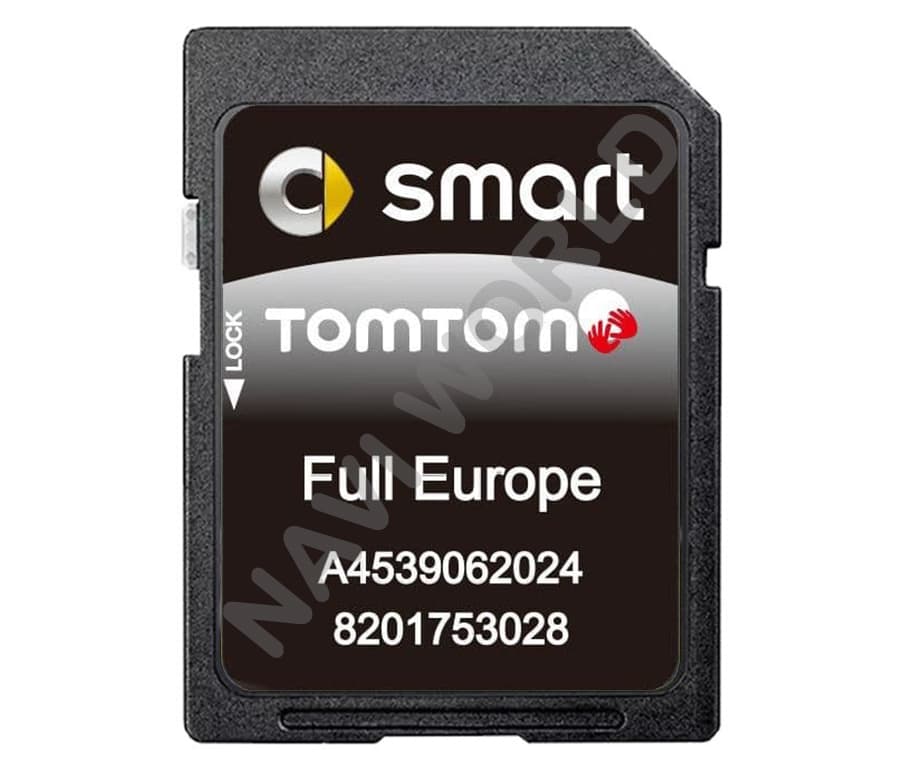 Smart 453 A4539062024 Sat Nav SD card Cool & Media Europe v11.45 2025