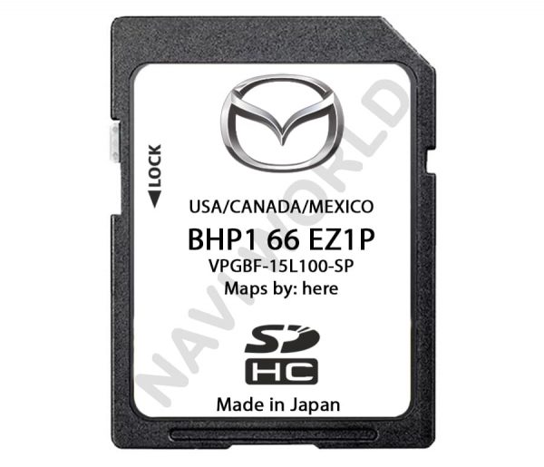 Photo - Mazda BHP166EZ1P SD card USA / Canada / Mexico 2023