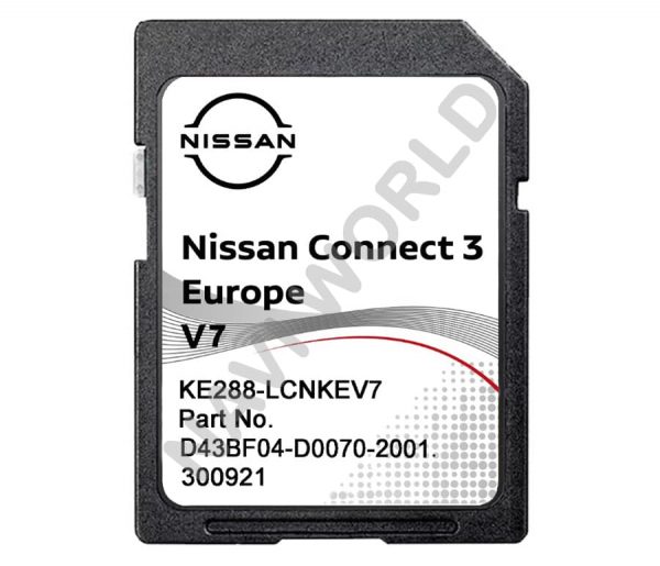 Снимка - Nissan KE288-LCNKEV7 Европа SD карта 2023 Connect 3 v7