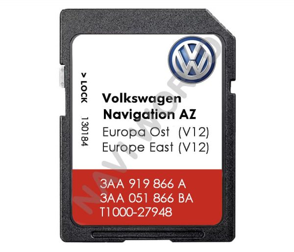 Снимка - Volkswagen 3AA919866A RNS 315 Източна Европа SD карта 2020 г.