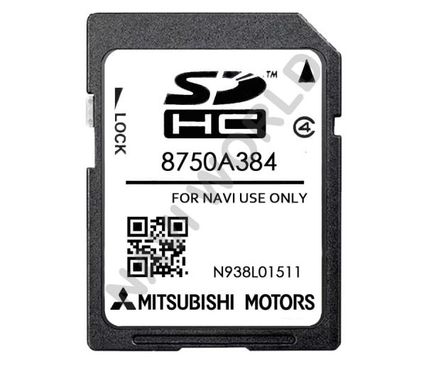 Снимка - Mitsubishi 8750A384 SD карта MMCS W11 W12 Европа 2023