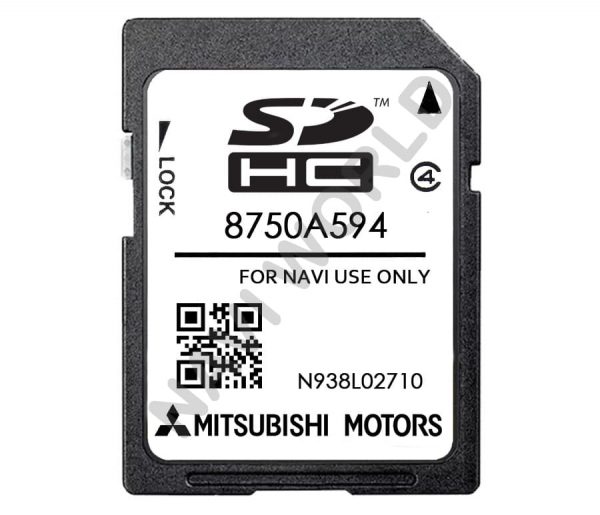 Снимка - Mitsubishi 8750A594 SD карта MMCS W15 W17 Европа 2023