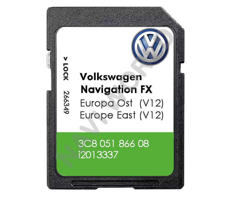 Volkswagen / Skoda / RNS 310 East Europe 3C805186608 -