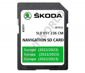 vil gøre Kontrakt Anvendelse Skoda Navigation SD Card For Sale ☑ Price on Navi World