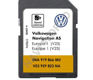Volkswagen 5NA919866MU / V03959823NA V23 Media AS MIB2 Sat Nav SD card Europe 2026
