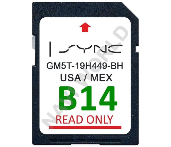 Снимка - FORD B14 SD карта SYNC GM5T-19H449-BH САЩ / Мексико 2023 г.