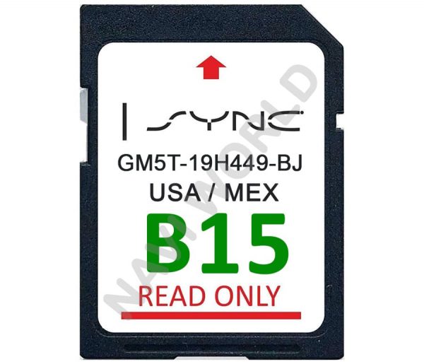 Mynd - FORD A15 SD kort SYNC GM5T-19H449-AJ Bandaríkin / Kanada 2024