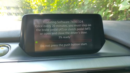 EU Mazda Connect Firmware Update 74.00.324 EU photo review