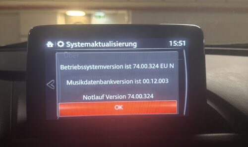 EU Mazda Connect Firmware Update 74.00.324 EU photo review
