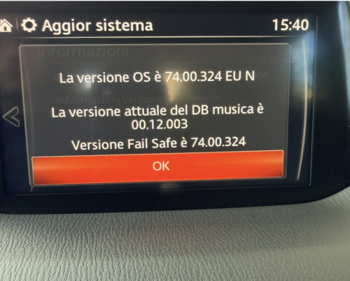 Click to view full screen EU Mazda Connect Firmware Update 74.00.324 EU photo review