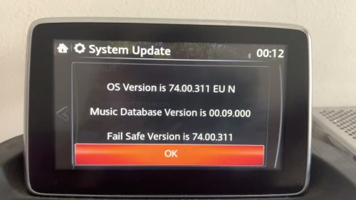 Mazda Connect Firmware Update 74.00.311 EU photo review