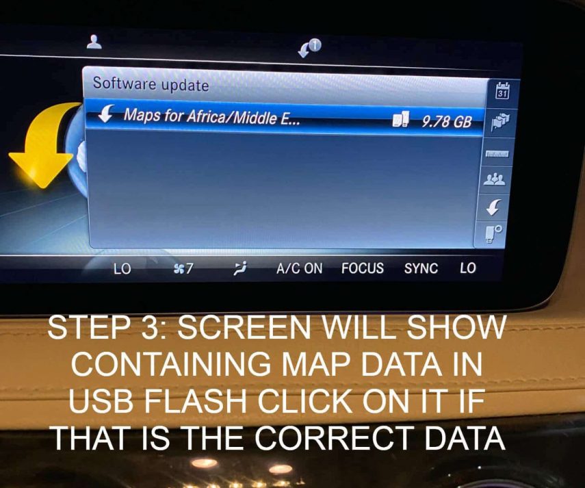 Mercedes NTG - How To Update Instruction Navi World