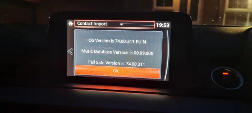 Mazda Connect Firmware Update 74.00.311 NA photo review