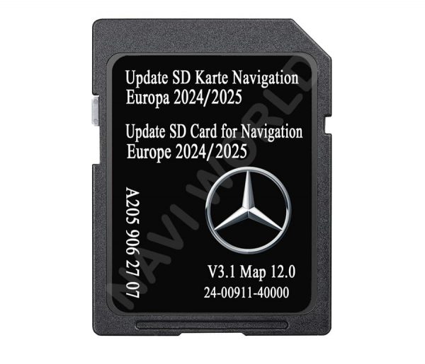 Photo - Mercedes Europe A2059062707 SD card GARMIN MAP PILOT V12.0 2024/2025