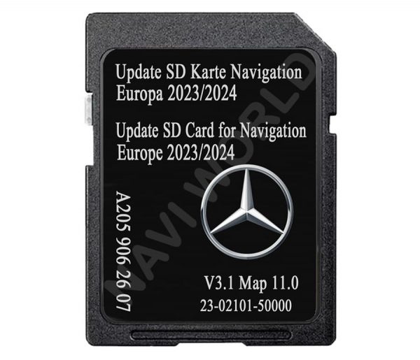 Photo - Mercedes A2059062607 SD card GARMIN MAP PILOT V11.0 Europe 2024