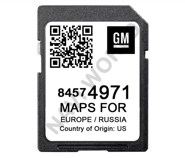 Photo - Opel 84574971 SD card Europe 2021