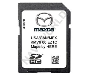 Mazda USA / Canada / Mexico KMV666EZ1C GPS Navigation Sat Nav SD Card 2026
