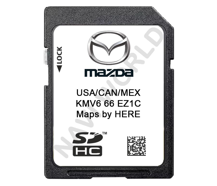 Mazda USA Canada Mexico KMV666EZ1c SD Card 2026