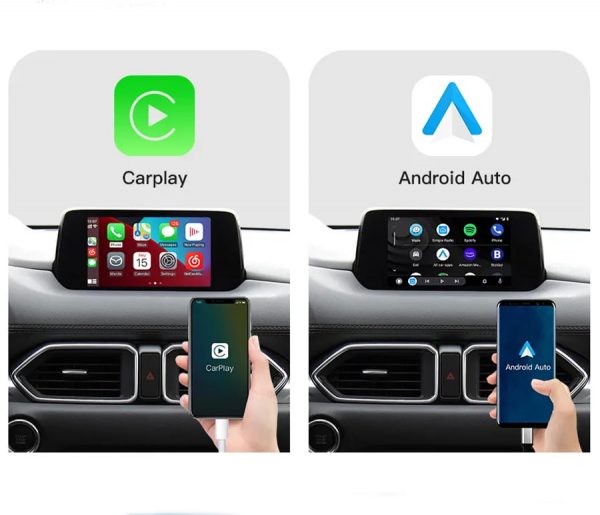 Снимка - интеграция на Mazda CarPlay и Android Auto