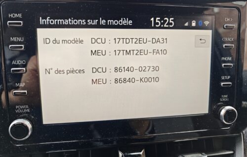 Click to view full screen Europe Toyota Touch 3 Gen10 2025 v2 Sat Nav update maps + activation code photo review