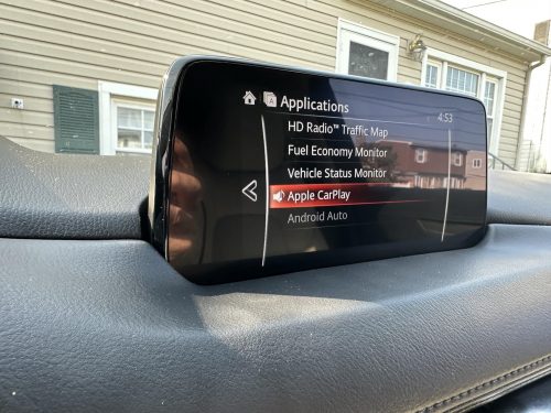 Recenzja zdjęć z integracji Mazda CarPlay i Android Auto