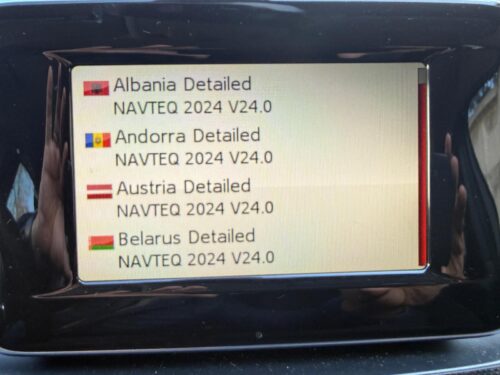 Click to view full screen Europe Mercedes Becker Map Pilot v24 A172906470164 Sat Nav Micro SD card / SD Card 2024 photo review