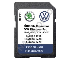 Volkswagen VW Discover Pro V26 Sat Nav SD card Europe 2026