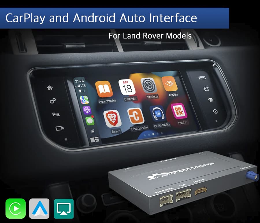 Adaptateur CarPlay Sans Fil Pour Land Rover Range Rover Sport (2014-2023) - Android Auto, Bluetooth Stable