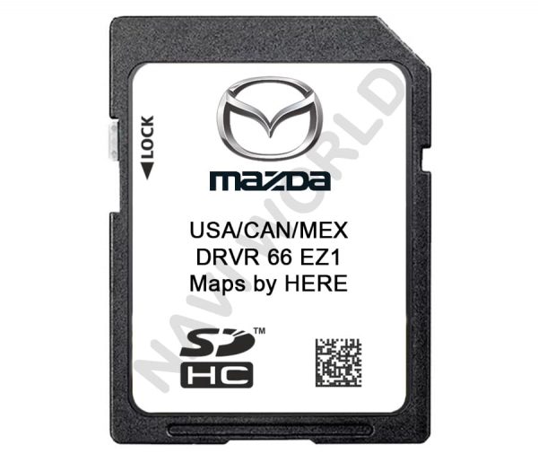 Foto - Mazda USA / Kanada / Mexiko DRVR66EZ1 GPS Navigation SD-kort 2024