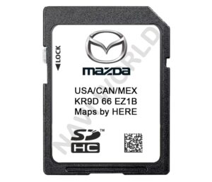 Mazda USA Canada Mexico KR9D66EZ1B GPS Navigation SD Card 2026 mx-5