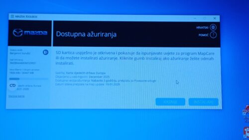 Mazda Europe KGSE66EZ1 Sat Nav SD card 2025 photo review