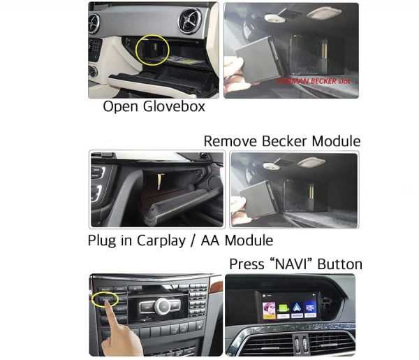 Photo - Mercedes Benz Wireless CarPlay & Android Auto / NTG 4.5 Becker Module