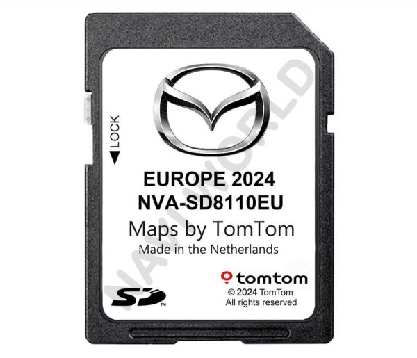 Mazda Europe NVA-SD8110 TomTom SD card 2024